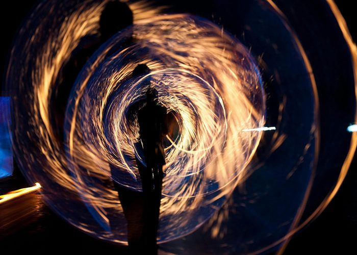 pexels-photo-266429-266429 Mesmerizing long exposure shot of fire spinning and silhouette at night.
